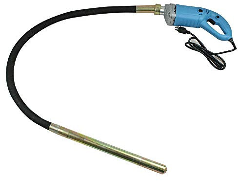 Agitador de hormigón, 1300 W, con una sola mano, pulverizador de mano, vibrador, agitador interior, compresor de hormigón con manguera de 1,5 m