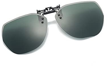 Flydo Polarisierte Sonnenbrille Clip für Brillenträger-Stil Sonnenbrille flip up aufsatz brillenträger im Freien/Fahren/Angeln-Anti-UV