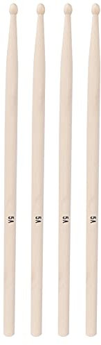 Conjunto De Batería Palillos De Batería, Palillos De Tambor De Arce Jazz Con Bolsa De Almacenamiento De Viga Para Light Rock(M02769)