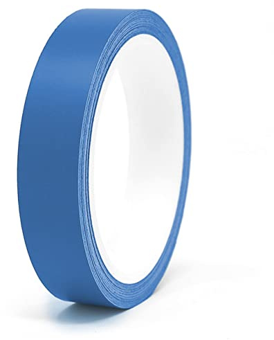 Finest Folia 10 Meter Matt Zierstreifen Auto LKW Motorrad Boot Modellbau Basteln DIY Deko Dekorstreifen Seitenstreifen Klebestreife selbstklebend (Azurblau matt, 10mm Breite)