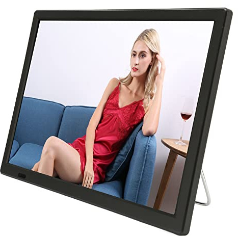 Septpenta Televisor Digital Portátil de 15.4 Pulgadas, Puerto USB Recargable, Sintonizador de Alta Sensibilidad, Admite Video 1080P, MKV, MOV, AVI, WMV, MP4, FLV,MPEG1‑4, Video MP3 1080P, con Soporte