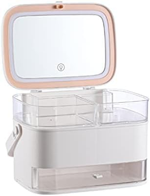 Makeup Storage Organizer Cosmetic Organisers Cosmetic Storage Box Desktop Lipstick Finishing Box Skin Care Products Shelves(Color:default)