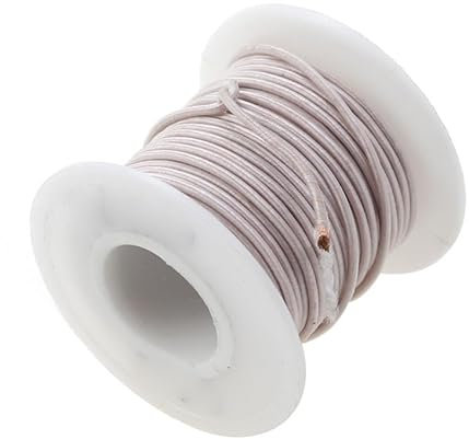 GatherTOOL 10/20/50/100 Meter 1,3 mm 0,1 mm x 100 Stränge Minenantenne Litze Draht mehrsträngiger Polyester-Seidenumschlag geflochtener mehrsträngiger Draht (Size : 50m)