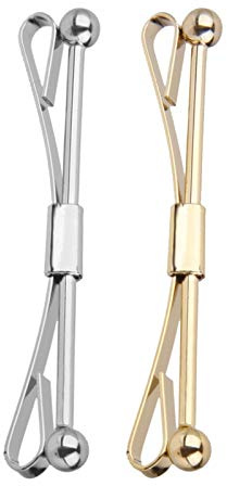 Strickjacke Clips 2 stücke Krawatte Hemd Krawatte Kragen pins Clip Verschluss einfache männer bar brosche Frauen emaille pin Abzeichen broschen für männer