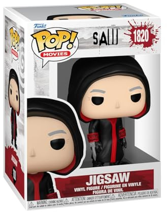 Funko Pop! Movies: Saw 10th Anniversary - Jigsaw Killer - 1/6 Odds for Rare Chase Variant - Collectable Vinyl Figure - Gift Idea - Official Merchandise - Toys for Kids & Adults - Movies Fans