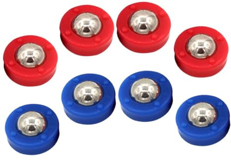Anneome 8stücke Teiliges Runde Rolling Balls Ersatzkugeln Aus Stahl Und Kunststoff Für Tisch Shuffleboard Spiel Robust Passend Für Standard Tabletop Games Einfach Zu Lagern Ersetzen Geeign