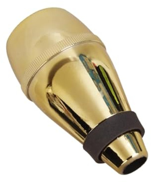 FytStycale Silenciador de Trompeta para Instrumento Diseño Ligero Y Reducción de Ruido Accesorio para Práctica Diaria Material PP Resistente Adecuado para, Oro