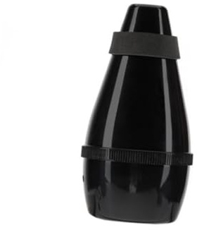 Cabilock Sourdine de Pratique Trompette Légère Plastique Noire Silencieux Facile à Utiliser Accessoire pour Entraînement Silencieux des Musiciens