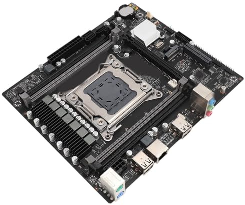 Sxhlseller Leistungsstarkes Motherboard für V1/V2-CPU – Ideal für Mining-Grafikkarten und Gaming-Computer