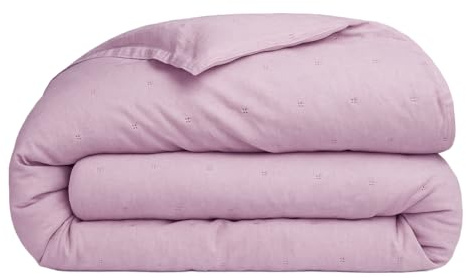 Home Tresor Trapuntino Matrimoniale Primaverile Estivo Copriletto Trapuntato Imbottito Autunnale Mezza Stagione Super Soffice Quilt Trapunta Leggera Certificato OEKO-TEX 2 Piazze mod. SOFT - Lilla