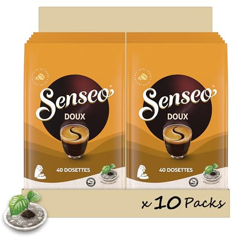 Senseo Café 400 Dosettes Doux (lot de 10 x 40)