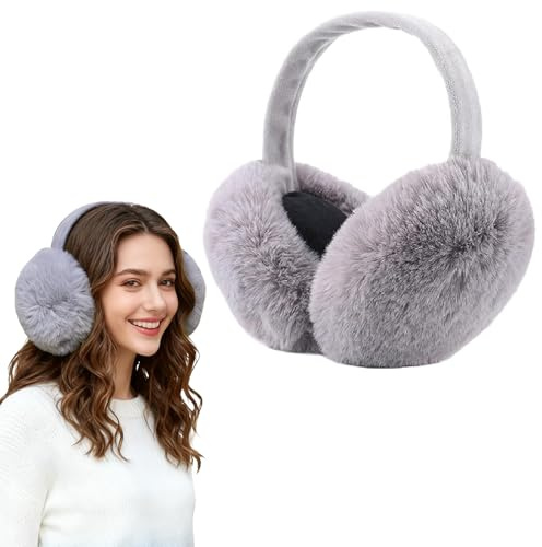 SEDEX Orejeras Térmicas para Mujer Esponjosas Felpa Cálida Plegables Adultos Protección Contra El Viento Invierno Accesorio de Esquí Moda Regalo de San Valentín para Damas Niñas