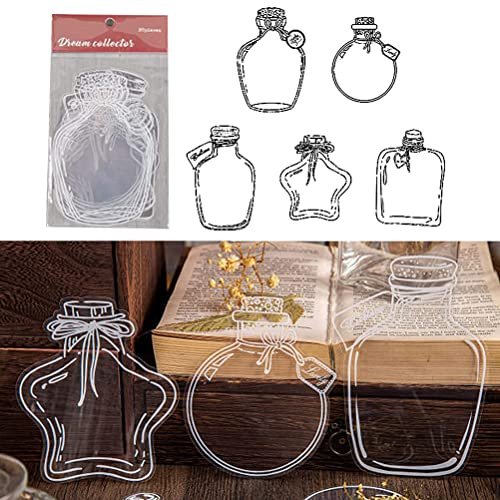 20 Stück Transparente Trockenblumen Lesezeichen, DIY getrocknete Blumen Lesezeichen Selbstgemachte Schöne Blumen-Lesezeichen DIY Art Blumendekore Lesezeichen DIY-Kunst Basteln