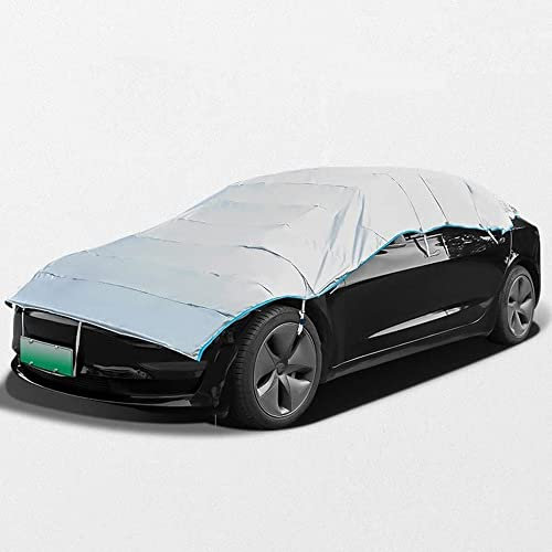 Halbgarage für Volkswagenwerk Vw Polo 1996 1997 1998 1999 2000 2001 2002 2003 2004,Auto Wasserdicht Autoabdeckung Teleskopisch UV-Schutz Windschutzscheibenabdeckung