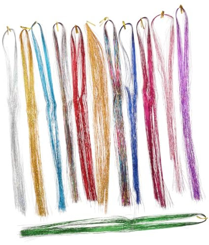 Beavorty Haarglitzer-clips Mit Haarglitzer-extensions Und Flecht-haarglitzer Für Damen Inklusive Zubehör Für Einfache Anwendung Und Farbenfrohe Haarverzierung