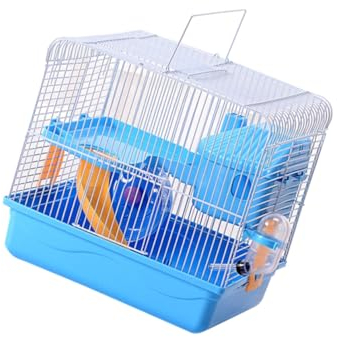 Beavorty Hamsterkäfig Mit Laufrad Und Wasserkanne Haustierhaus Für Kleine Tiere Leicht Zu Reinigen Und Sicher