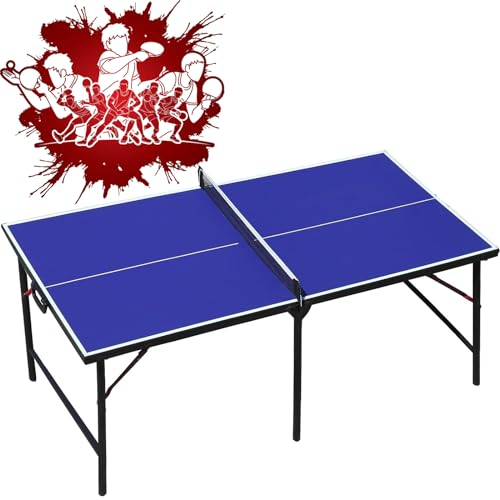 Tischtennisplatte, Klappbare Mobile Tischtennisplatte Für Den Innen- Und Außenbereich, Die Perfekte Lösung Für Kleine Räume