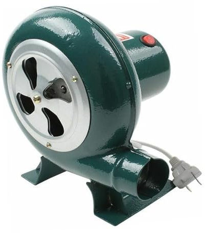 Soplador De Aire Eléctrico Centrífugo - Turbina Soplador De Castillos Hinchables, Parrilla del Encendedor del Carbón De La Fan, Excitador De Llama De Arranque De Fuego De Parrilla(60W)