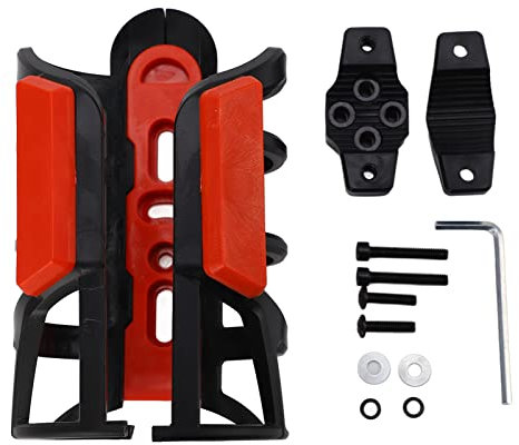 GRCFUMO Getränkehalter, extra großer, Stabiler Wasserflaschenhalter für Motorräder und Elektrofahrräder, Verstellbarer Getränkehalter für Pendler, minimalistische Biker, Radfahrer (Orange)