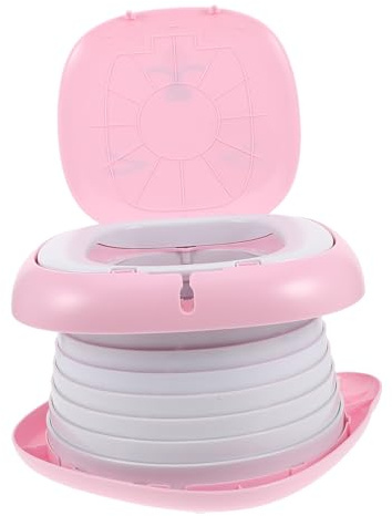 ERINGOGO Toilettensitz Kinder Reise Klapptoilette für Kinder Tragbares Töpfchen aus Pp Kunststoff Auslaufsicher 50kg für Auto und Camping