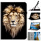 Mldjomid Hülle für Nokia T10 8.0 (TA-1503/TA-1472/TA-1462/TA-1457) PU Leder Flip Schutzhülle mit Ständer Kartenschlitz Stifthalter Cover Case für Nokia T10 8.0 Tablet 2022 (Löwenkopf)