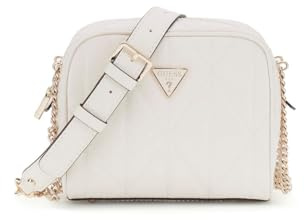 GUESS Aldina Camera Crossbody Bag Cream White