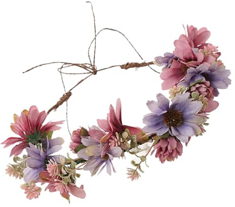 TOPPERFUN Vintage Haarkranz aus Gewebe Brauthaarband zum Hochzeitsparty Einfach zu Tragen und Haarverschönerung Geeignet