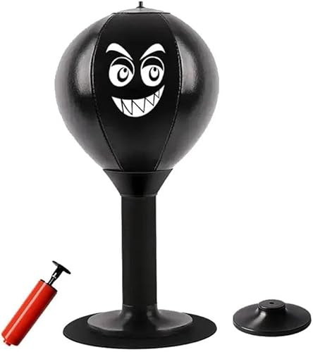 Cajas de escritorio Speed Ball Punching Bag Stress Buster con ventosa Escritorio Mesa Tension Reducir la succión Ball Punch Boxing Cup