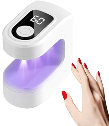 Lámpara Uñas UV LED Luz LED recargable con dos modos de tiempo para uñas