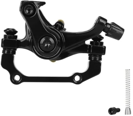 MoSundi Ensemble d'étrier de frein à disque avant droit et arrière pour trottinette électrique Kukirin G2, construction en alliage d'aluminium avec ressort, puissance de freinage, pour noir 103 x 5 x