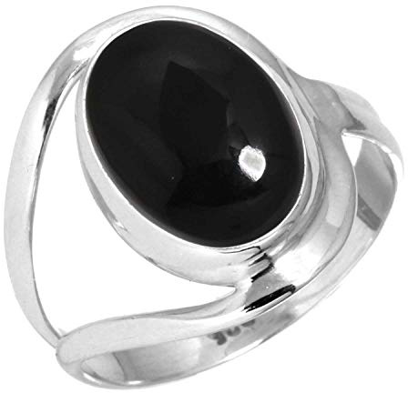 Jeweloporium Natürlicher Edelsteinring für Frauen, Perle, Tigerauge, Lapislazuli, Kristall, oval, Boho, echtes 925er Sterlingsilber, handgefertigter Schmuck