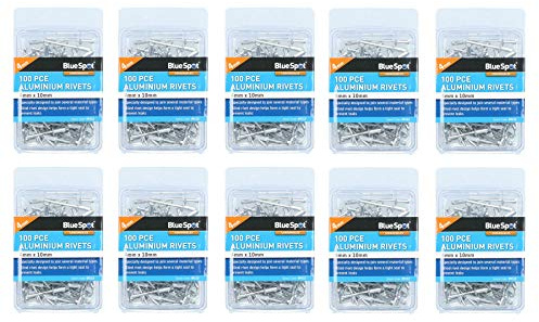 1000 Metric Aluminium Blind Pop Pot Rivets Set Fastener Fastening 4mm x 10mm