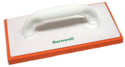 Barnwell 11 Soft FINE Finish Render Plastering Sponge Float Orange