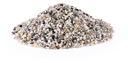 TM Aquatix Fish Tank Gravel Aquarium Natural Substrate Perfect for Plants Growth (10kg, Grey 2-3mm)