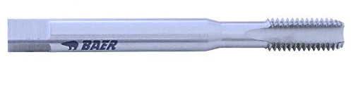 Baer Maschinengewindebohrer M8 Gewindebohrer HSSE - Form C Gewindeschneider - Größe M 8 x 1,25 - DIN 371 - Gewinde Bohrer metrisch Regelgewinde - Durchgangsloch & Sackloch