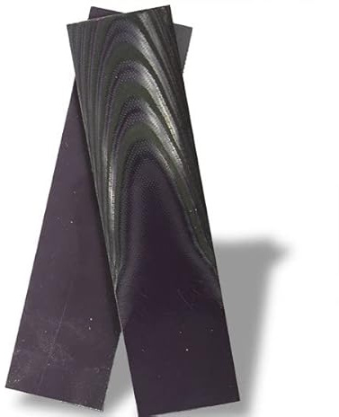 Ultrex SureTouch Micarta-3/16 Scales-Knife Handle Material (Black/Purple)