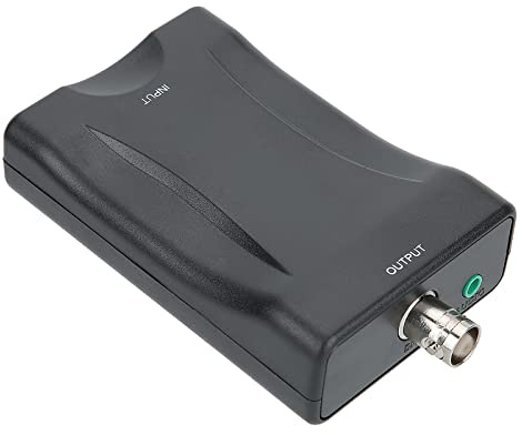 Adaptador HDMI a BNC, Compatible con Formatos PAL NTSC, Adaptador de Vídeo de Conversión HDMI a BNA, con Salida de Audio de 3,5mm, para TV, DVD
