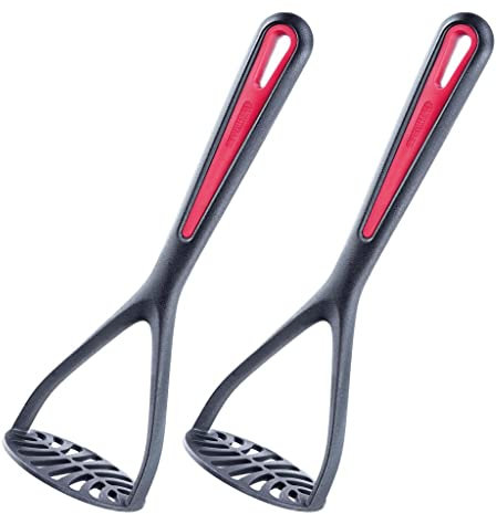 Westmark Gallant 296322E3 2 Potato Masher, Plastic, Black/Red
