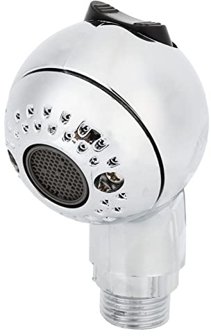 Lwuey Friseur Duschkopf Ohn Schlauch, Brausekopf Dusche ABS Chrome