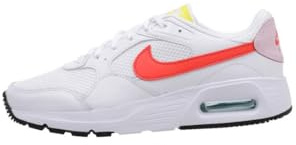 Nike Wmns Air Max Sc, Scarpe Basse Donna, White Bright Crimson Pink Foam, 40 EU