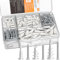 INCLY 3 Size 310PCS Plaster Board Wall Anchors Kit, Self Drilling Plaster Board Wall Fixings,155 Plastic Dry Wall Plugs and 155 Metal Screws Assortment for Hanging and Mounting