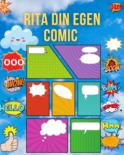 Rita din egen Comic: 100 sidor med tomma serietidningsscener