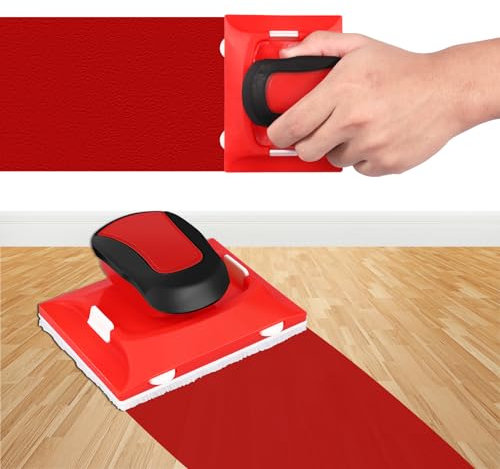 Paint Edger Tool, Multifunctional Paint Edging Trimmer with 2 Replacement Pads and Rotatable Handle, Paint Pad Applicator Paint Corner Tool for Wall Painting Ceiling, Painting Corner and Edges