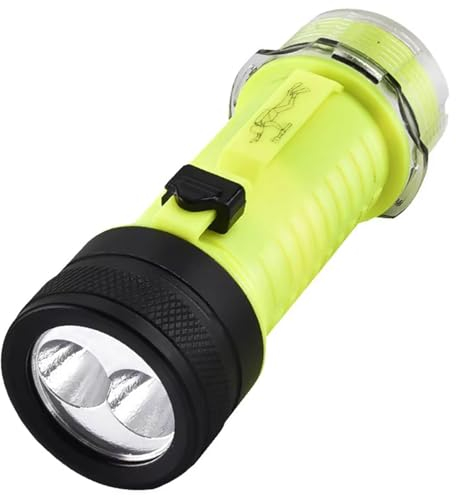 Lampe de poche de plongée professionnelle, lumière sous-marine lumineuse lumières de sécurité de plongée petite et portable torche sous-marine étanche pour les sports sous-marins en plein air