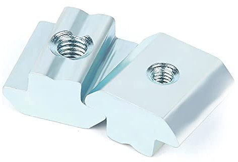 SINEKY 10 Stück T-Nutensteine ​​für 2020 Schienenaluminium M3/M4/M5/M6 T-Nutensteine ​​mit Gewinde 20er Serie(M6)