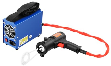Chauffage à induction magnétique 1500 W Chauffage à induction Chauffage 1000 °C Avec 4 bobines chauffantes Outil de débosselage pour chauffer les pièces métalliques de voiture