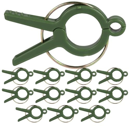 Pflanzenclips, Pflanzenklammern für Weinreben, große Pflanzenclips, 12 Stück, robust, wiederverwendbar, für den Innen- und Außenbereich