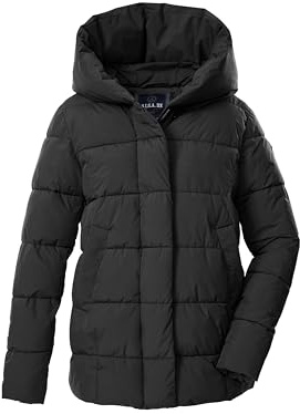 G.I.G.A. DX Donna Giacca trapuntata/funzionale in piuma d'oca con cappuccio GW 57 WMN QLTD JCKT, schwarz, 42, 43527-000