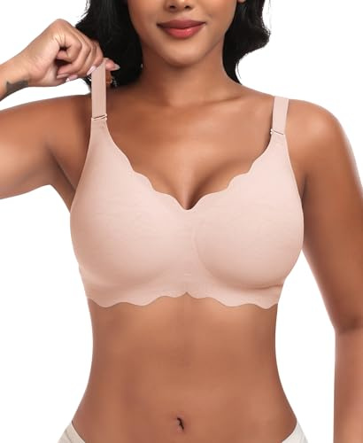 Ganado Damen Nahtloser BH Bügelloser Bequemer BH Bustier Bralette Soft