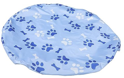CAXUSD Round Pool Protective Cover Outdoor Swimming Pool Foldable Design Boys and Girls